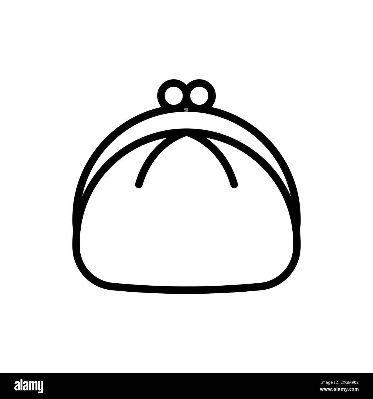 purse icon vector design template in white background Stock Vector