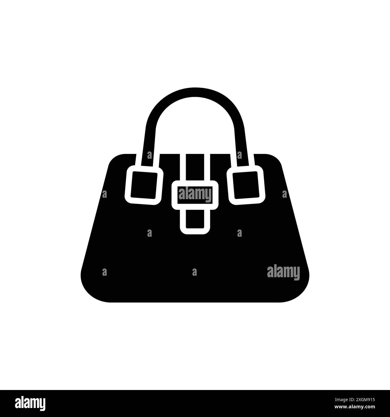 purse icon vector design template in white background Stock Vector