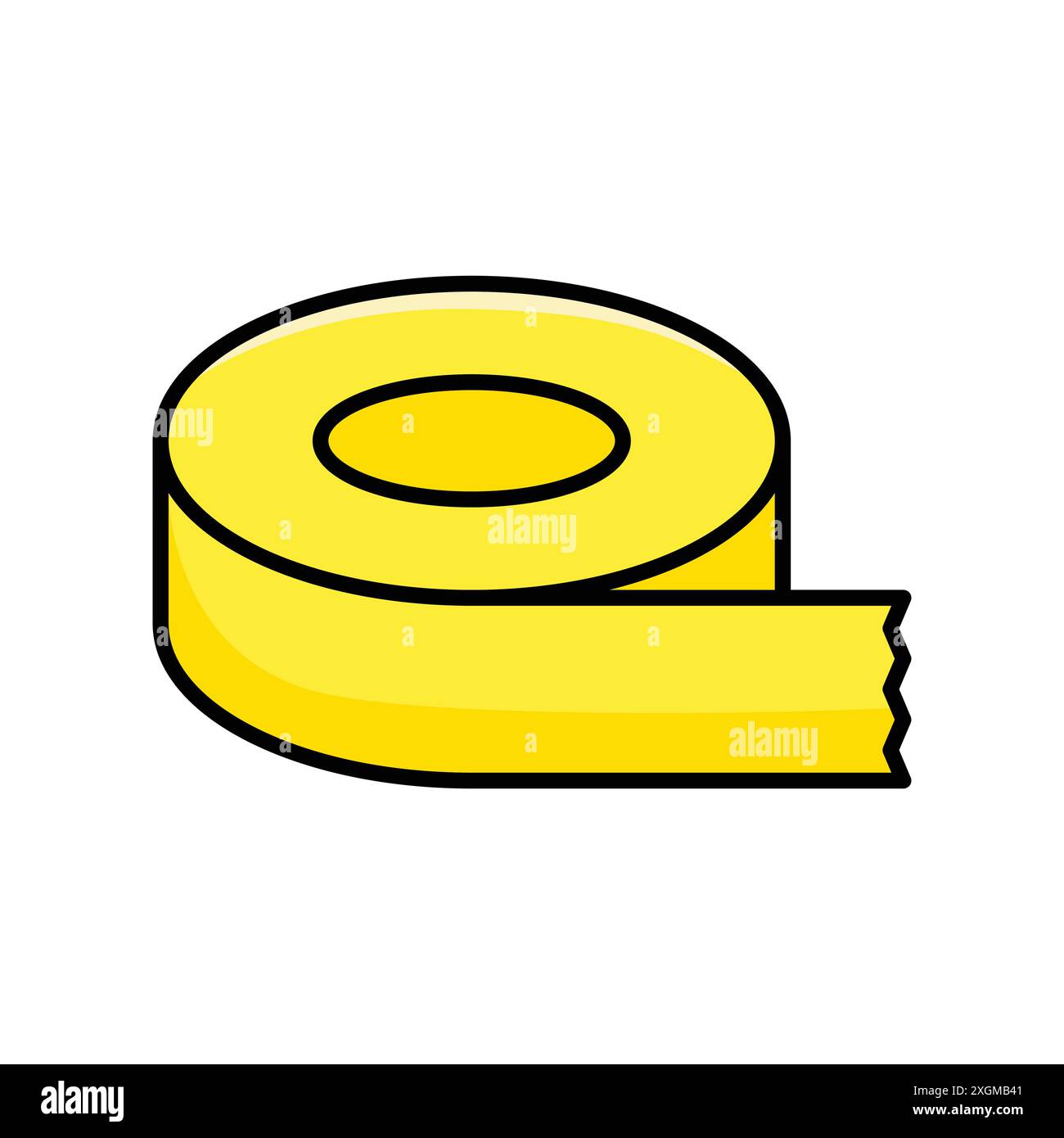 tape icon vector design template in white background Stock Vector