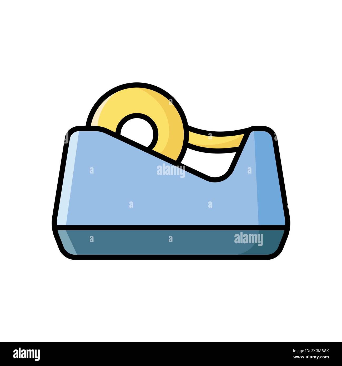 tape dispenser icon vector design template in white background Stock Vector