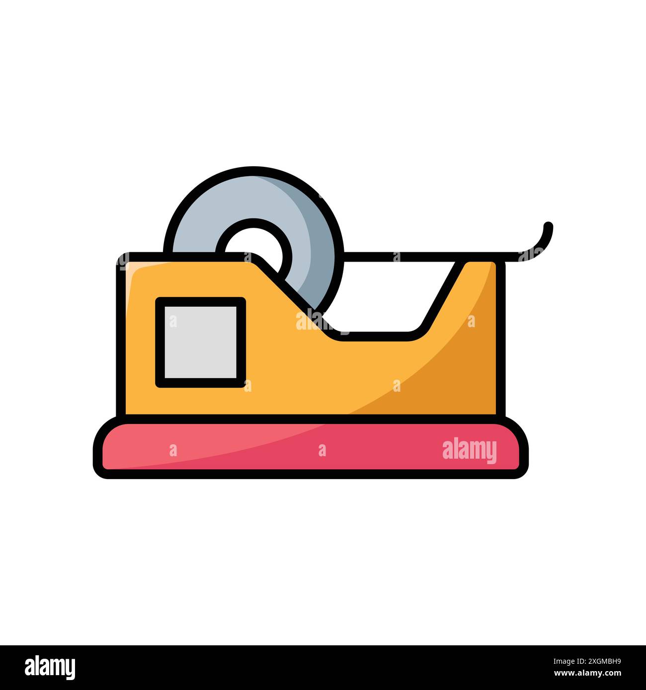 tape dispenser icon vector design template in white background Stock Vector