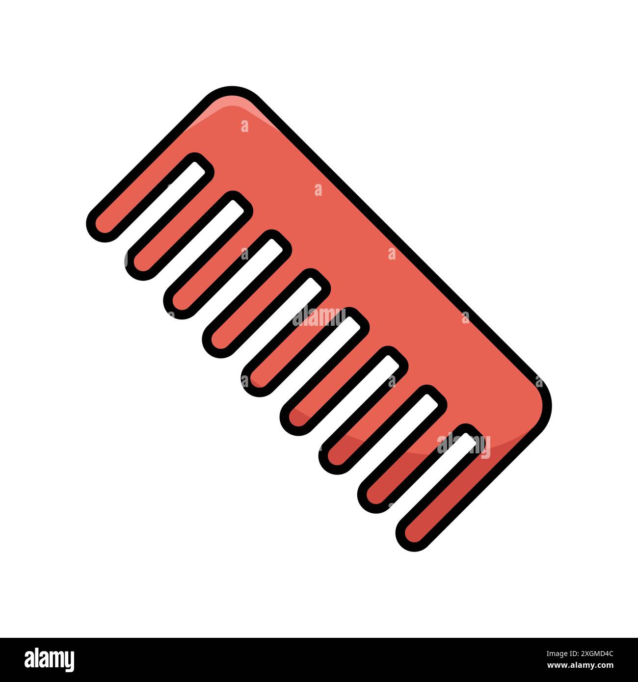 comb icon vector design template in white background Stock Vector