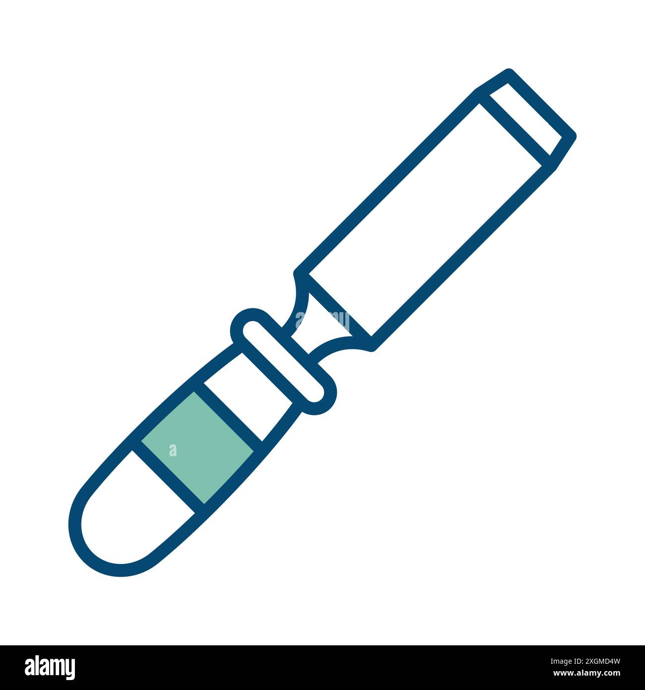 chisel icon vector design template in white background Stock Vector