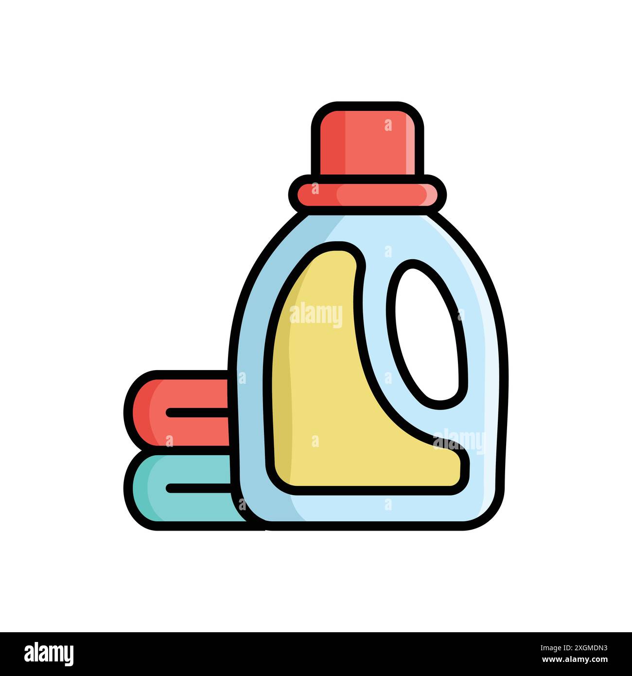 detergent icon vector design template in white background Stock Vector