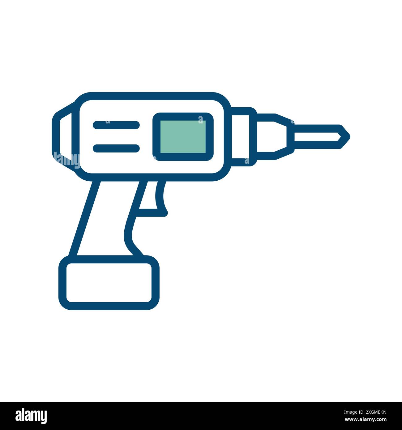 drill icon vector design template in white background Stock Vector