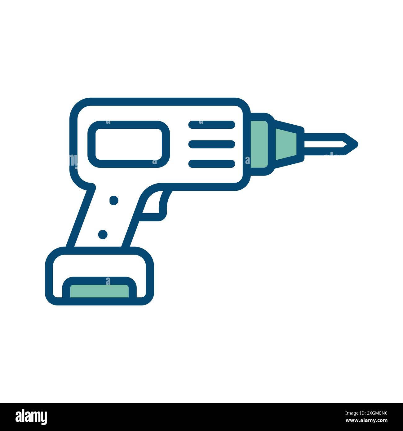 drill icon vector design template in white background Stock Vector