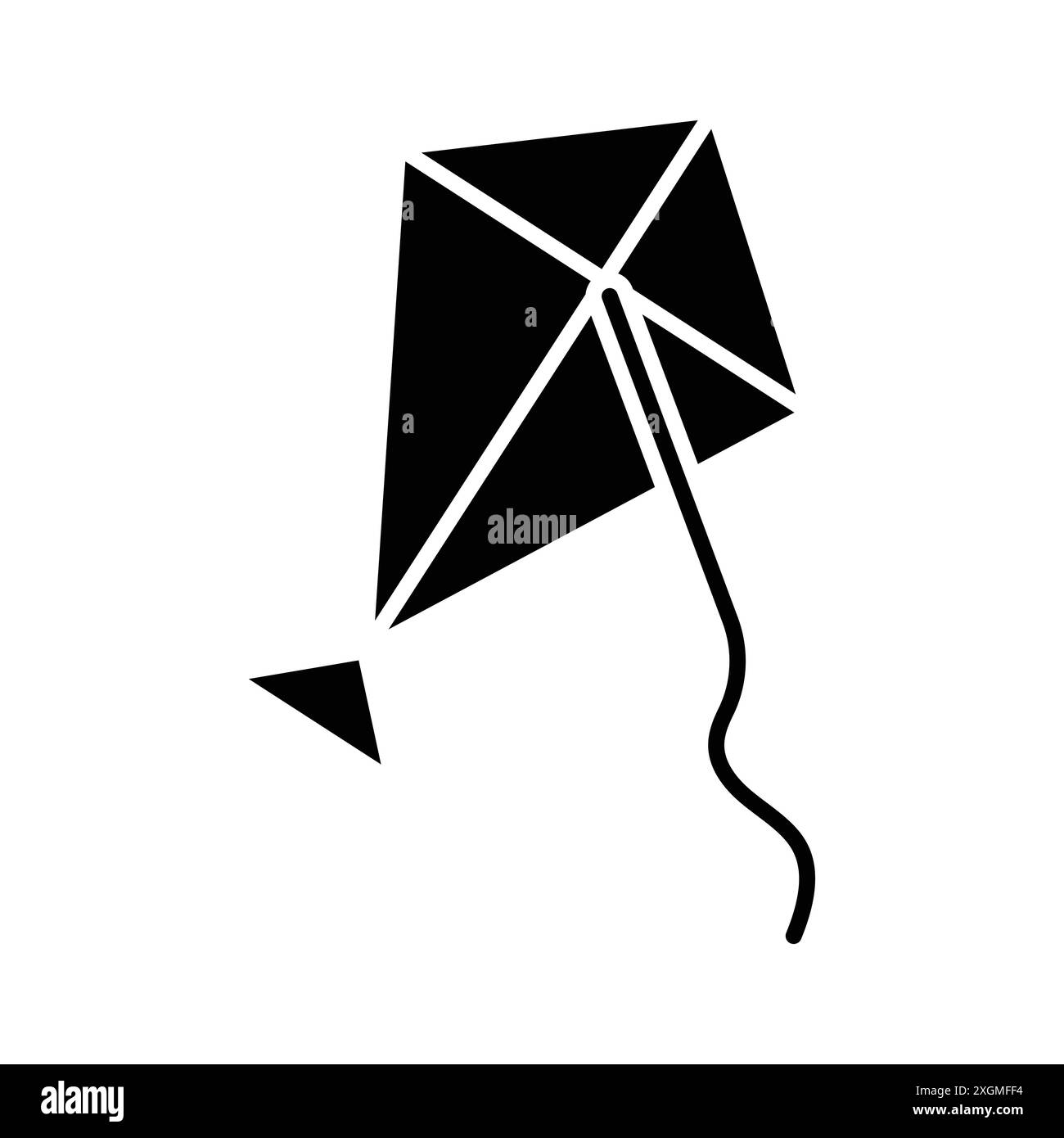 kite icon vector design template in white background Stock Vector Image ...
