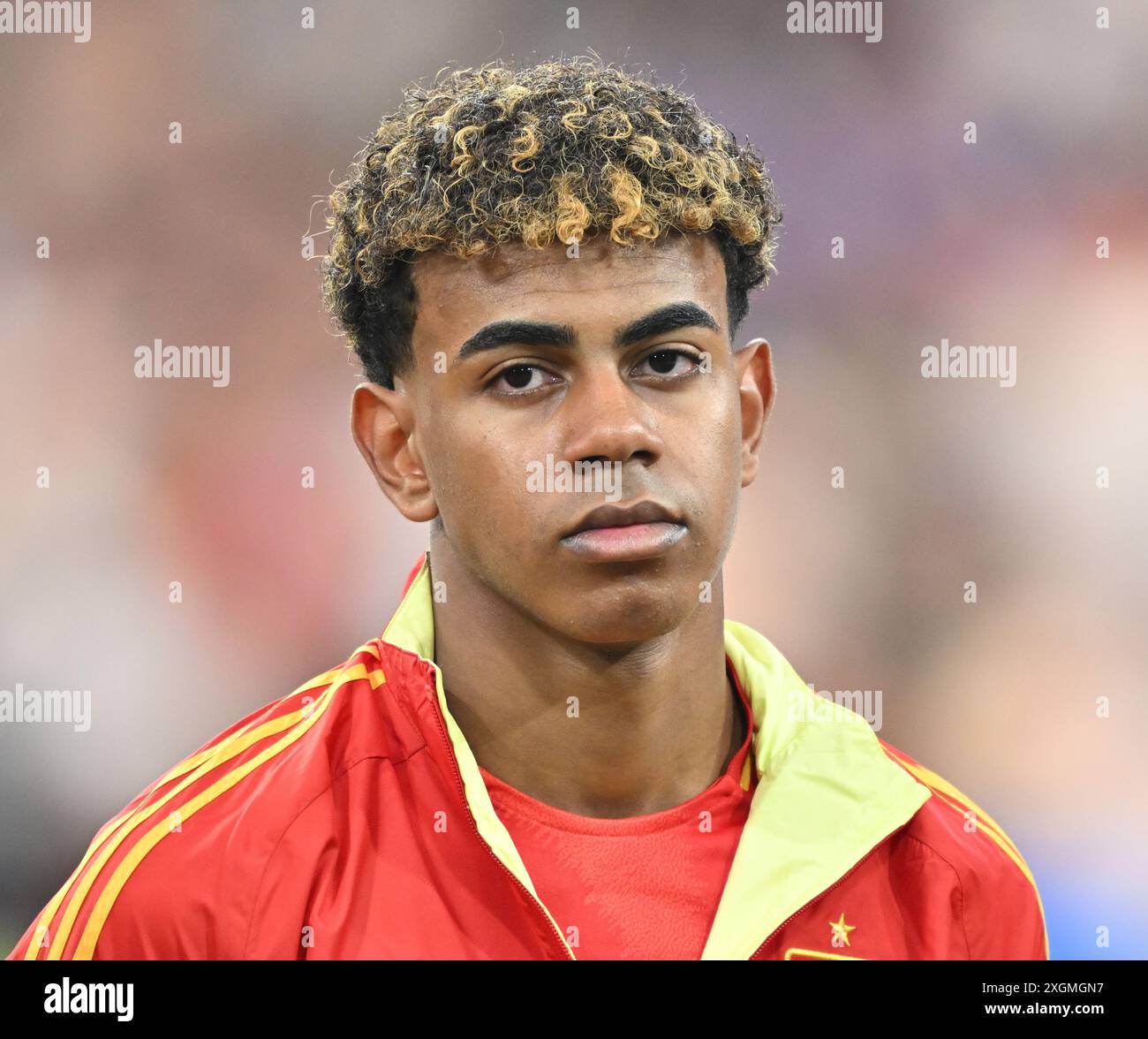 Munich, Germany, 9, July, 2024. Lamine Yamal in action during the match  between Spain vs France. Uefa Euro 2024 Germany. Semifinals Stock Photo -  Alamy