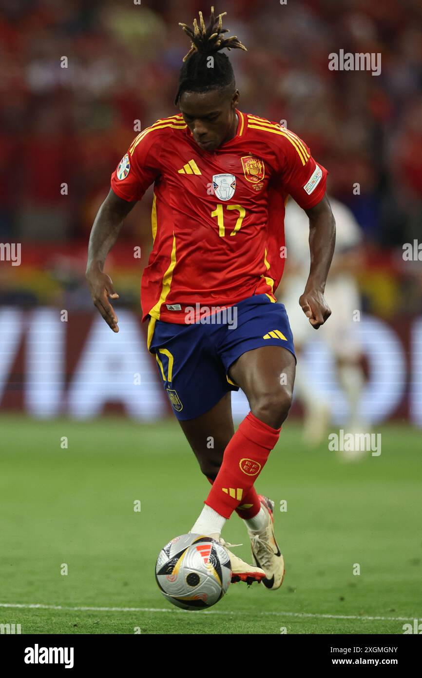 Munich Germany 09 07 2024 Nico Williams Of Spain During The UEFA munich-germany-09-07-2024-nico-williams-of-spain-during-the-uefa