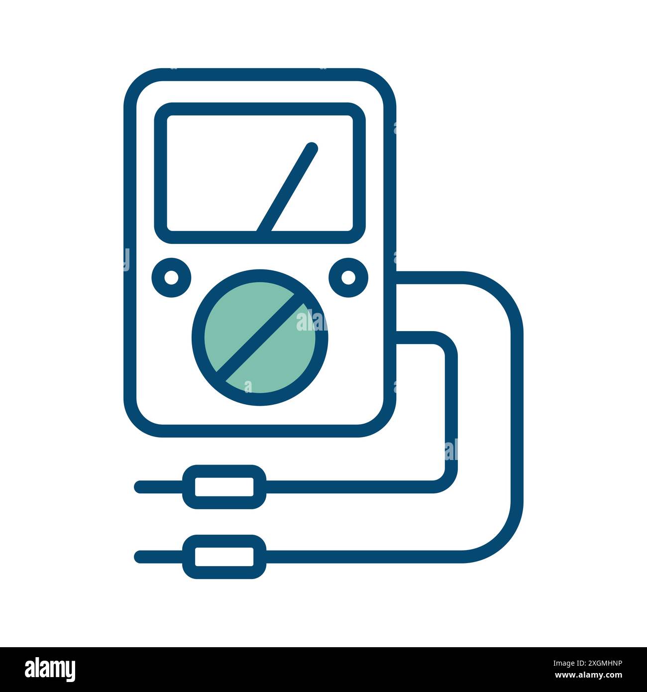 multimeter icon vector design template in white background Stock Vector