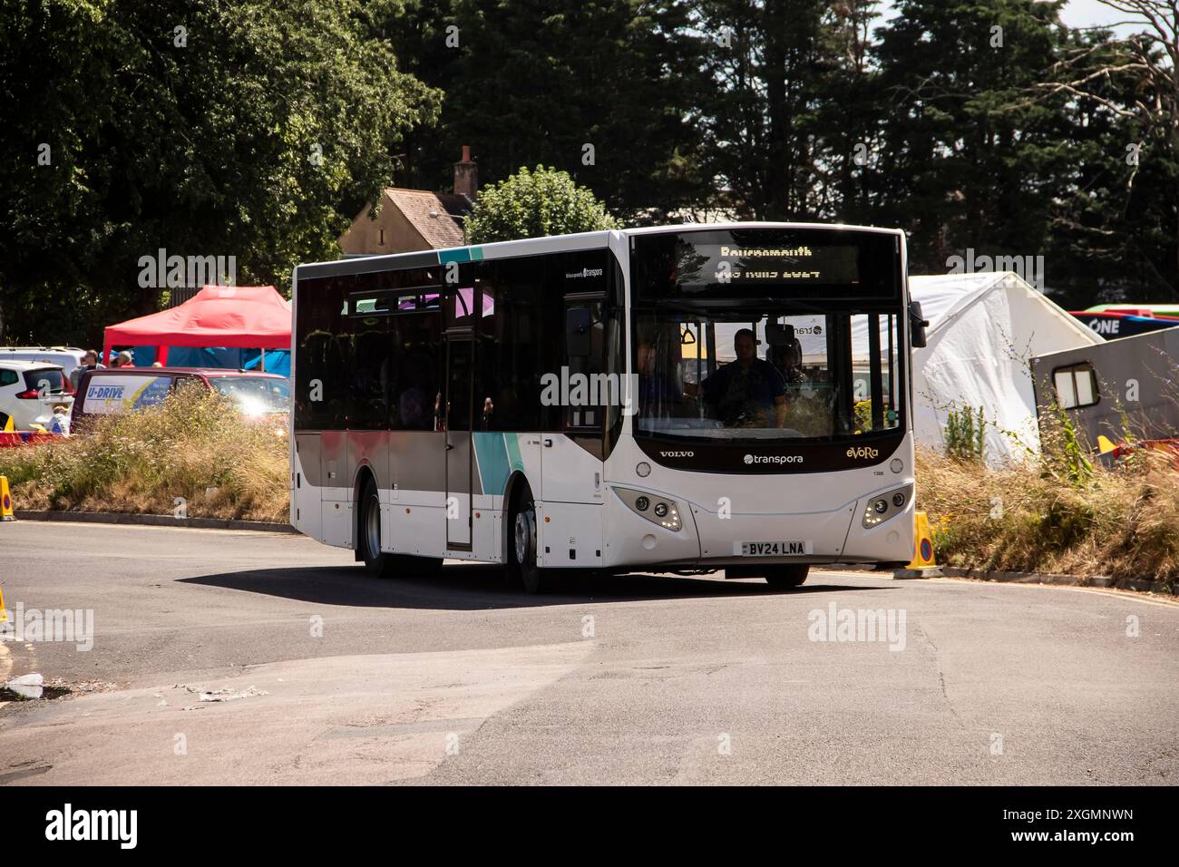 Bournemouth Bus Rally 2024 held at Kings Park, a display and rides on ...
