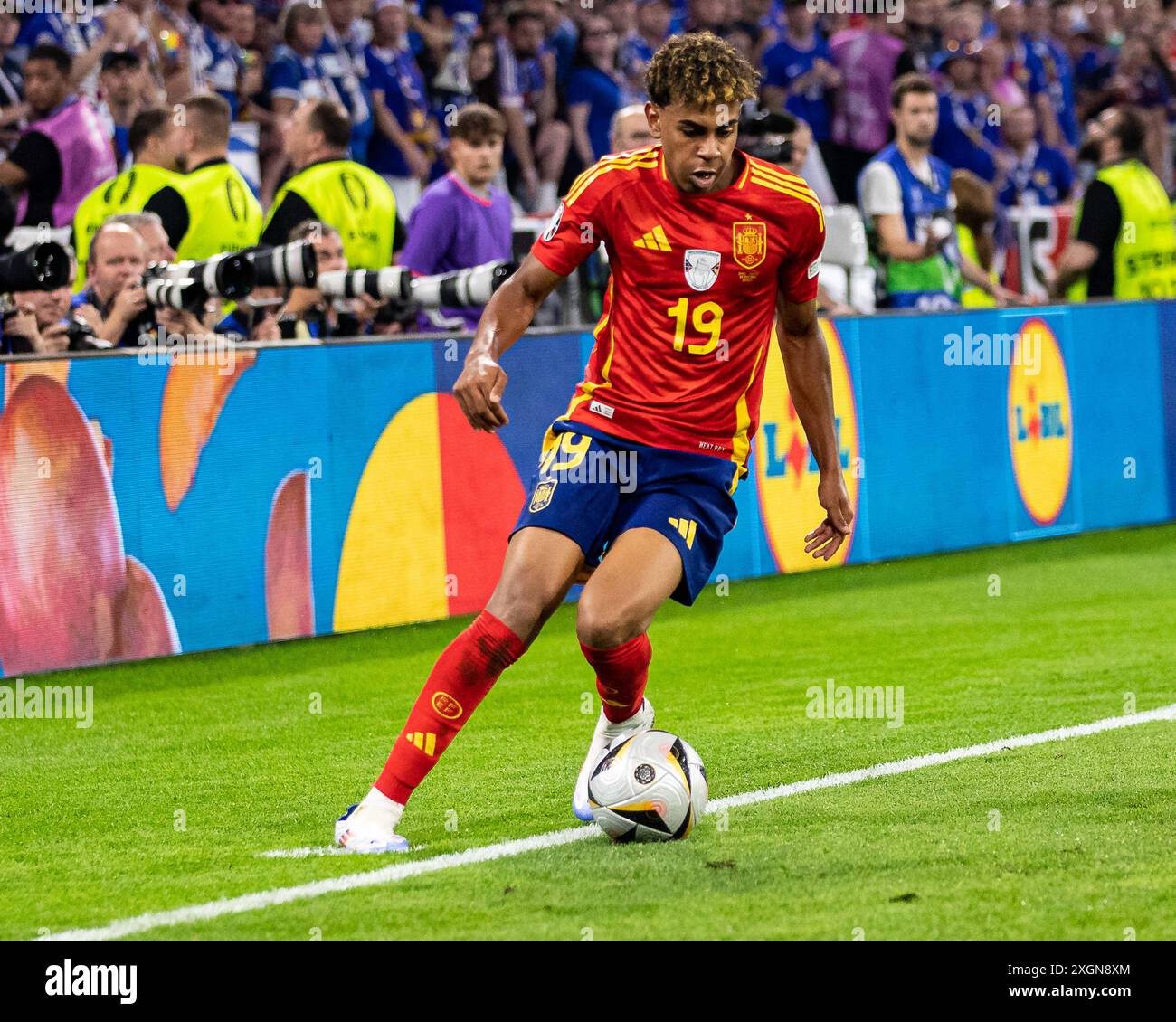 Lamine Yamal (Spanien, #19) GER, Spanien (ESP) vs. Frankreich (FRA