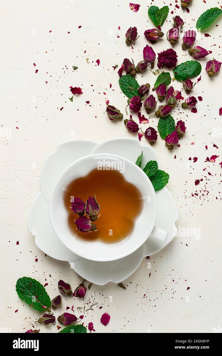 Tea alternative medicine rose hi-res stock photography and images - Alamy