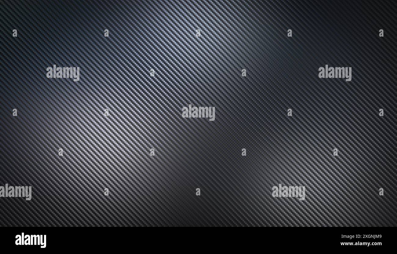 Black carbon fiber background  weave pattern  highlight. 3d render Stock Photo
