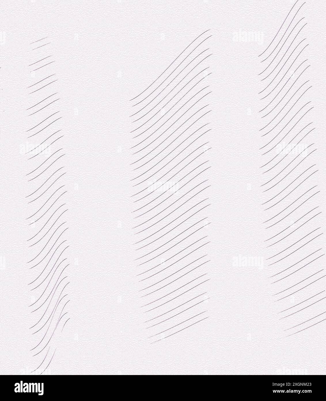 Abstract design of black curved lines forming wave patterns on a light ...