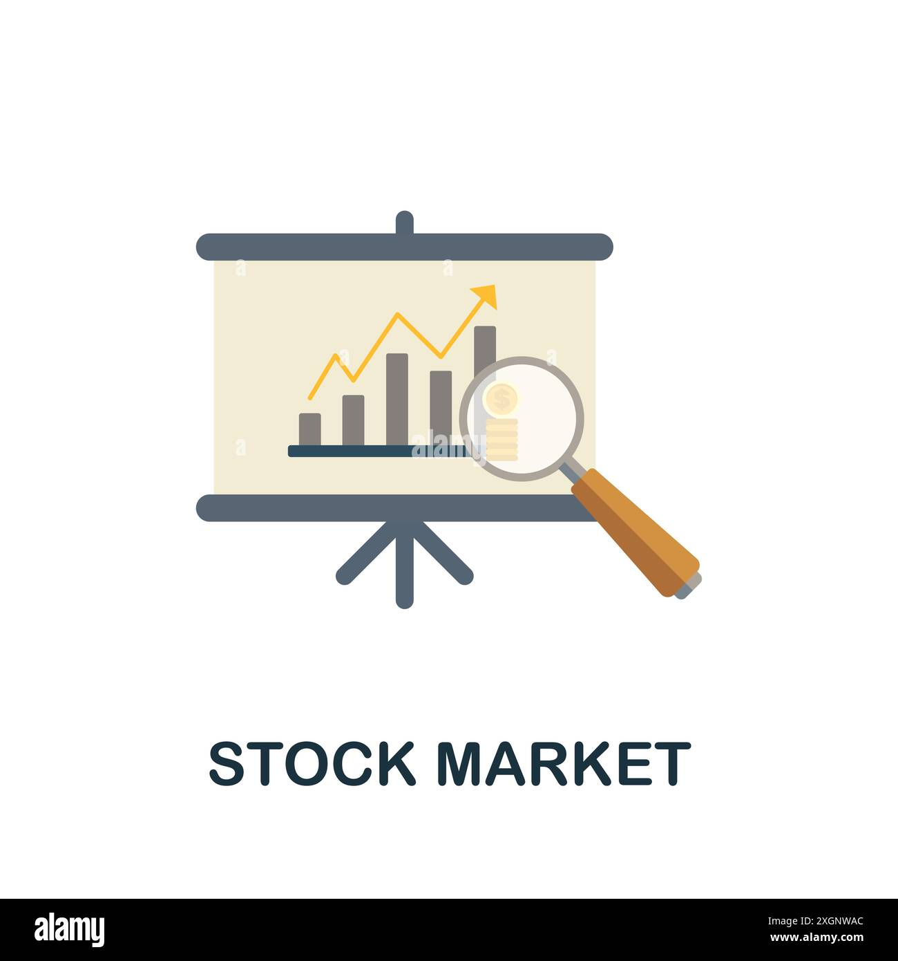 Stock market vision Stock Vector Images - Alamy