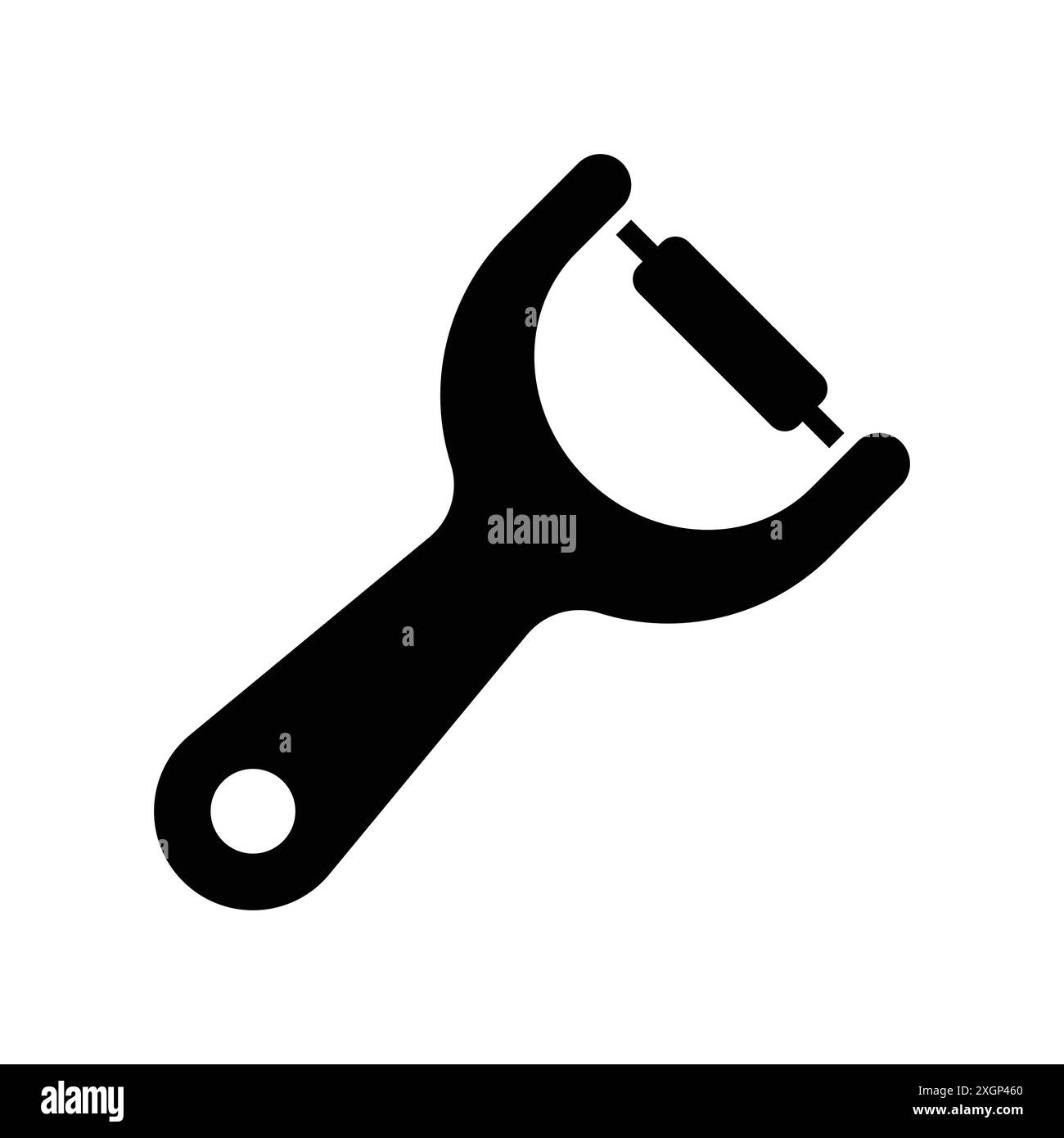peeler icon vector design template in white background Stock Vector