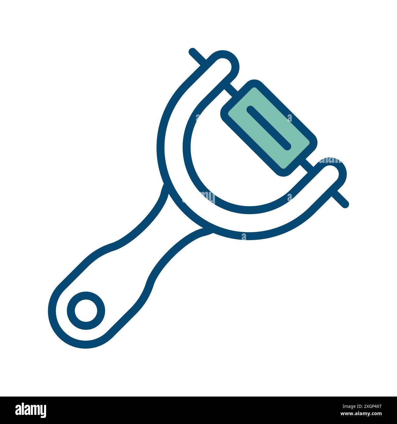 peeler icon vector design template in white background Stock Vector