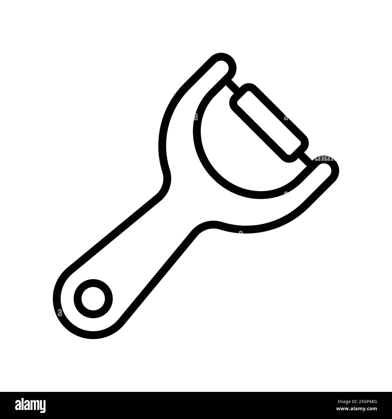 peeler icon vector design template in white background Stock Vector