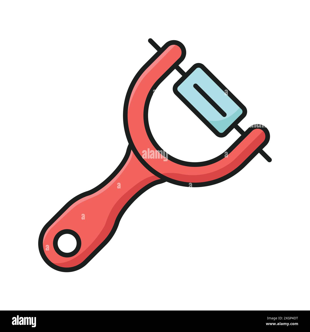 peeler icon vector design template in white background Stock Vector