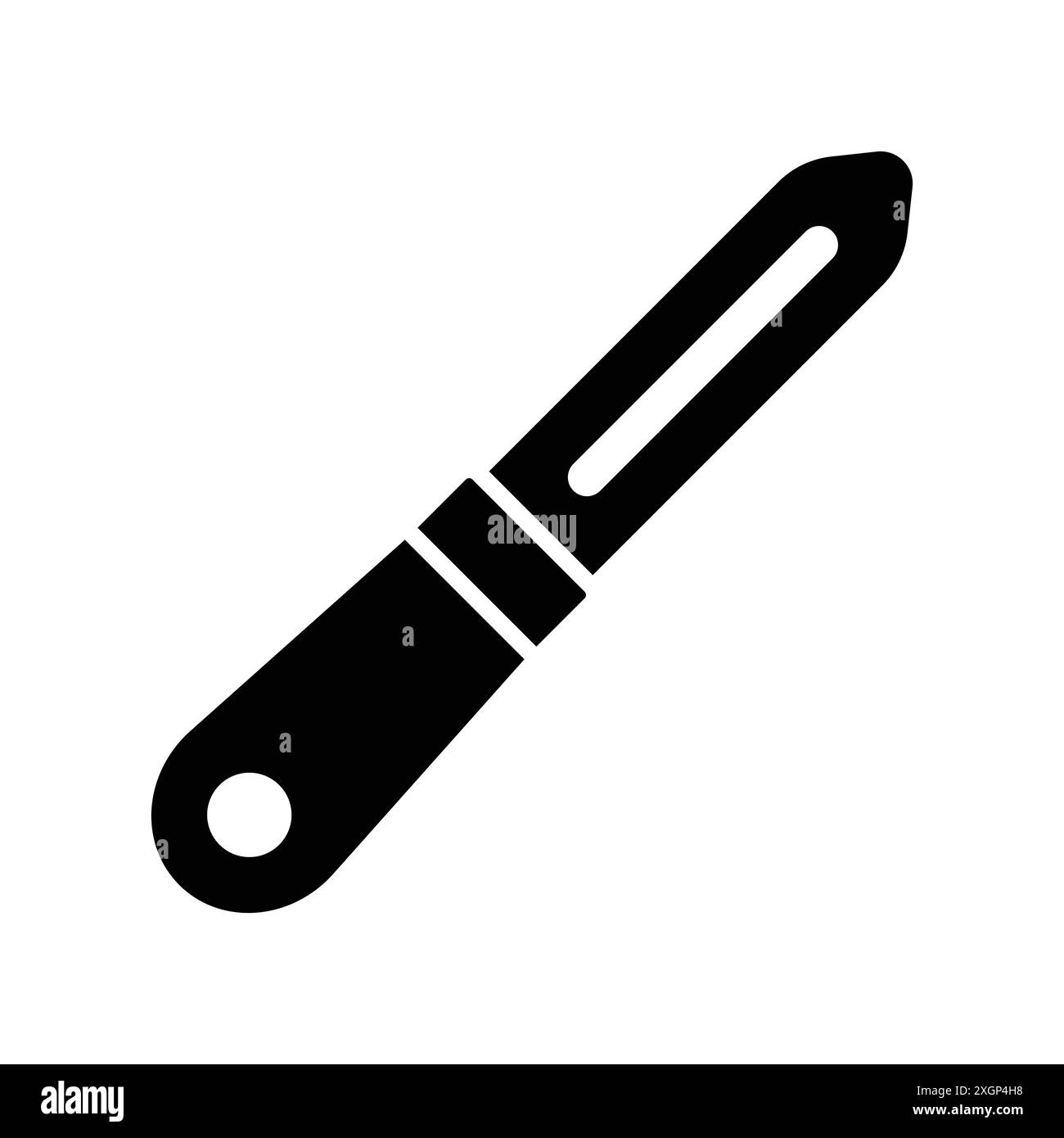 peeler icon vector design template in white background Stock Vector