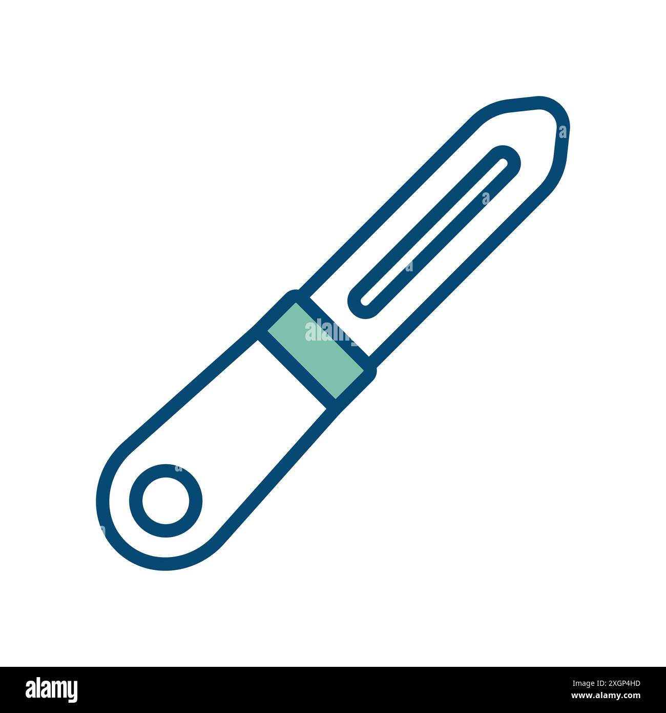peeler icon vector design template in white background Stock Vector