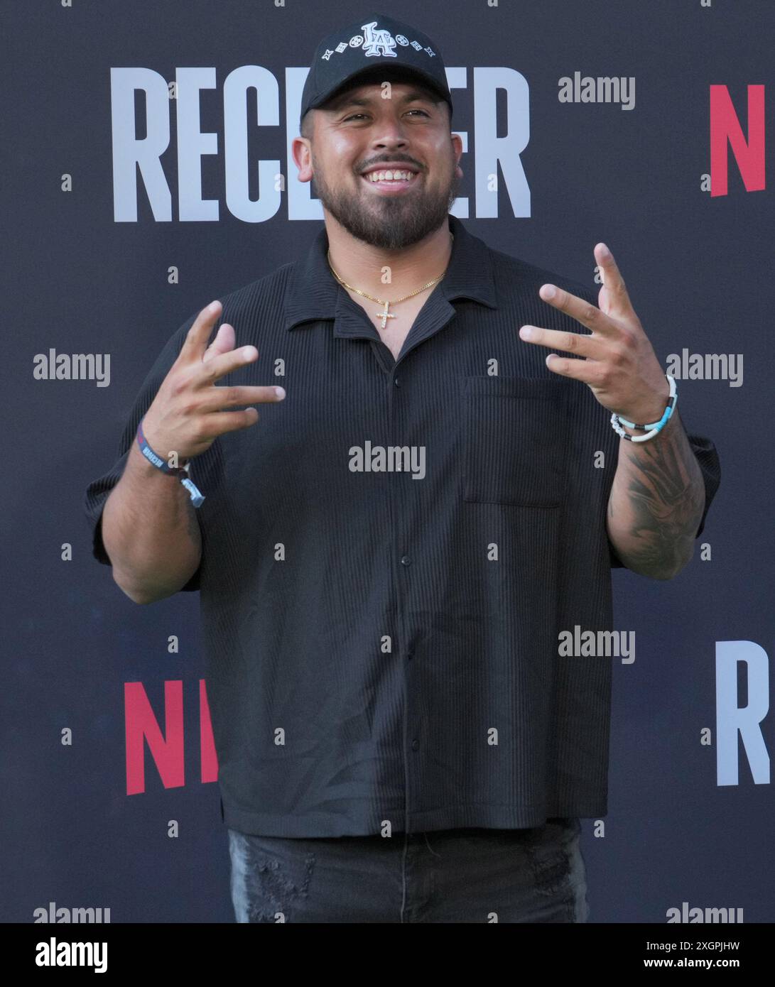 Los Angeles, USA. 09th July, 2024. Luis Verduzco arrives at the Netflix's RECEIVER Los Angeles Premiere held at the Netflix Tudum Theater in Los Angeles, CA on Tuesday, July 9, 2024. (Photo By Sthanlee B. Mirador/Sipa USA) Credit: Sipa USA/Alamy Live News Stock Photo
