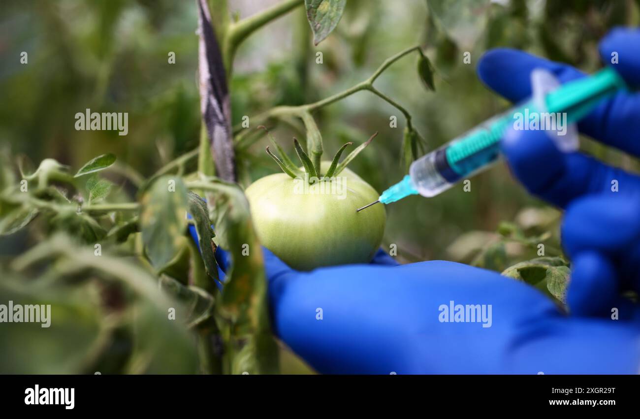 Helping hand from science Stock Photo - Alamy