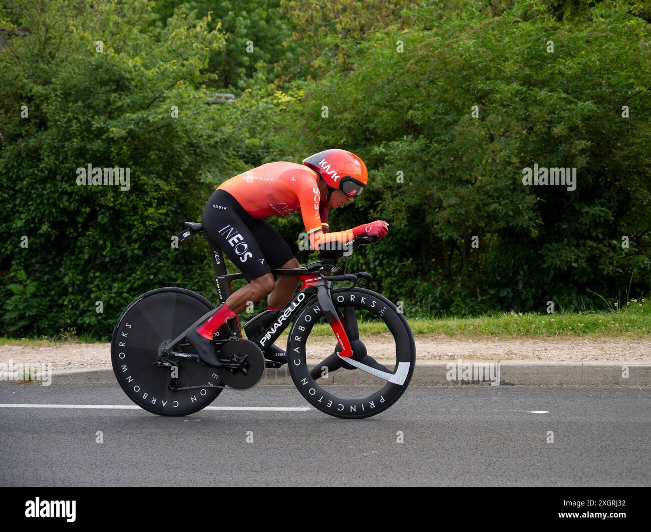 Ineos Grenadiers, Egan Bernal, 2024 Tour de france stage 7 timetrial