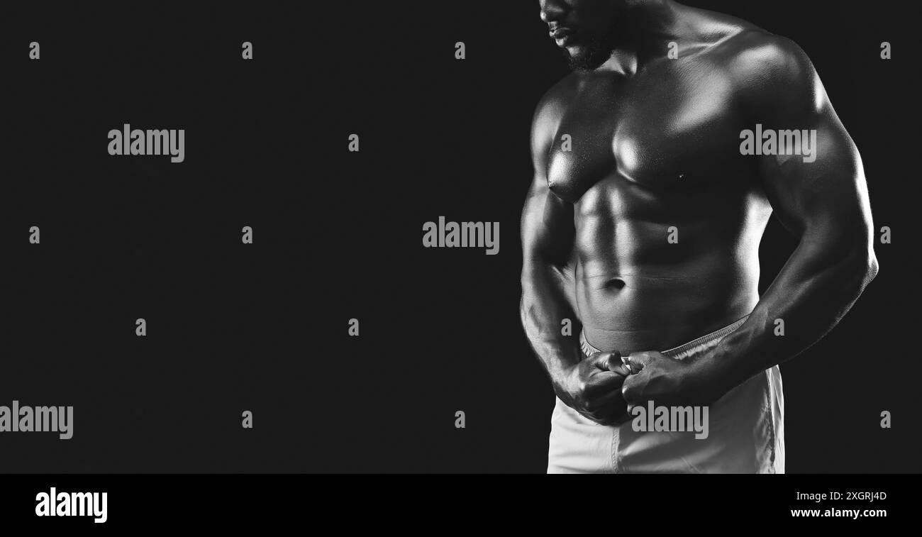Muscular legs Black and White Stock Photos & Images - Alamy