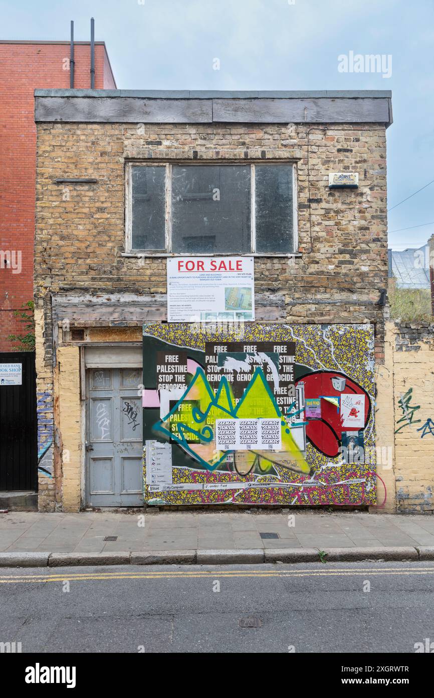 An old derelict building up for sale and development n Margate old town Stock Photo Alamy