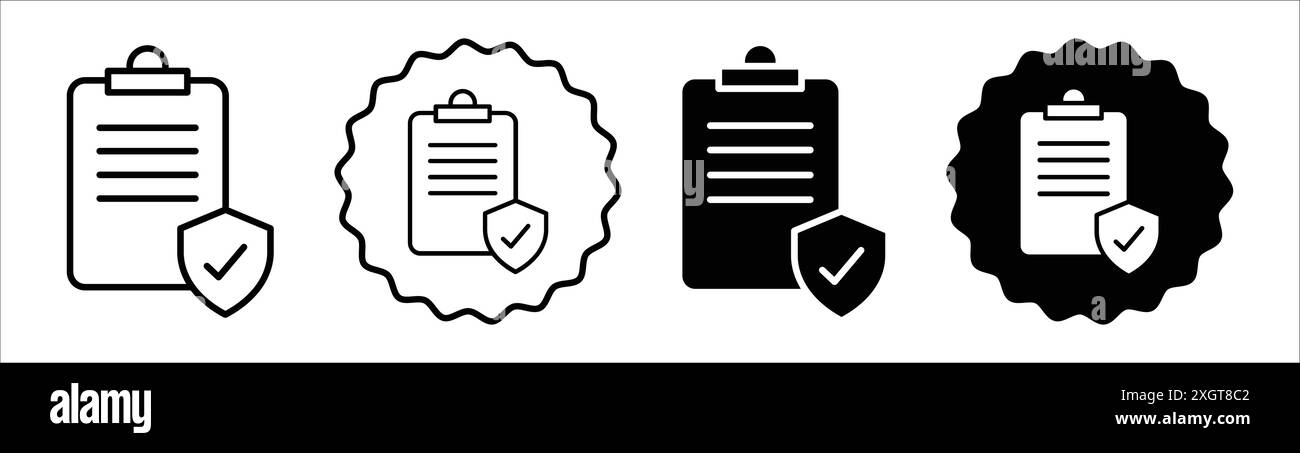 Health insurance icon logo sign vector outline in black and white color ...