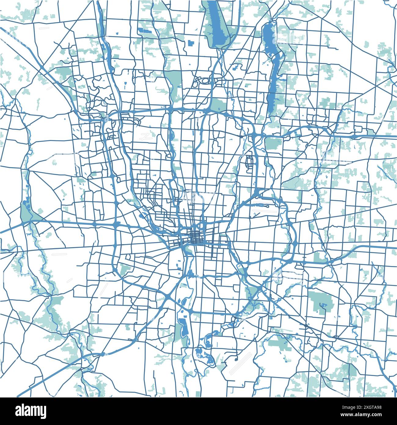 Columbus ohio map hi-res stock photography and images - Alamy