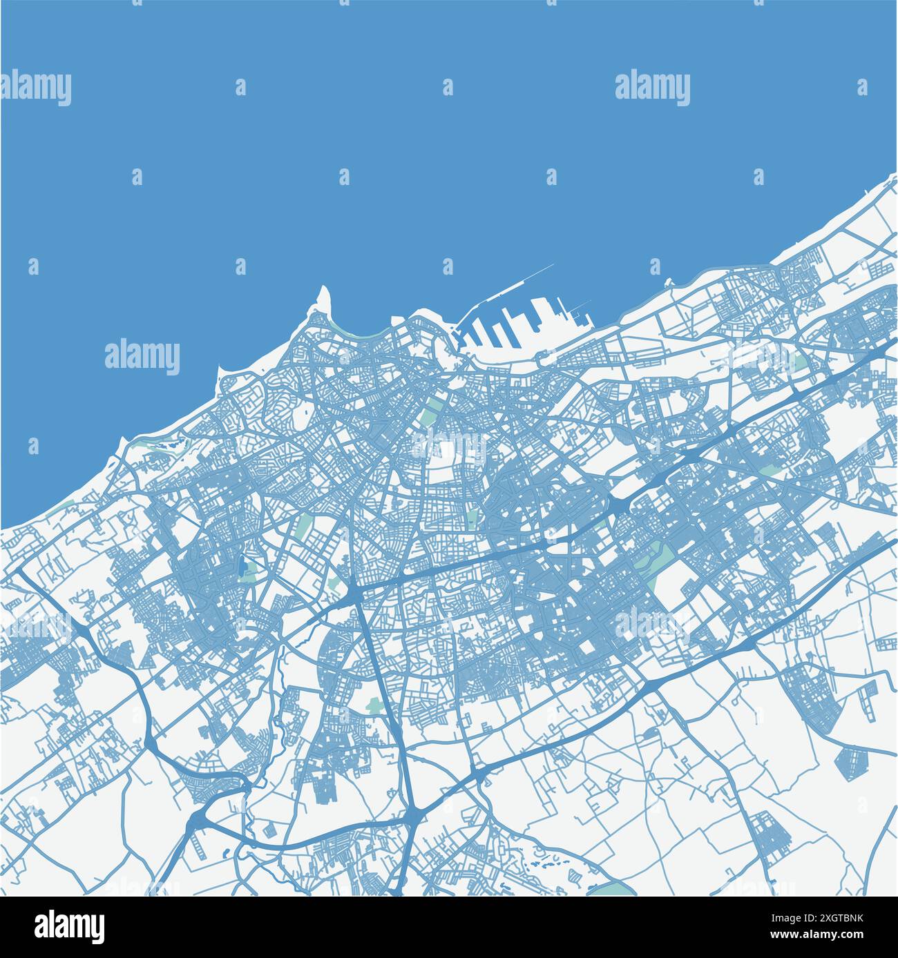 Map of casablanca hi-res stock photography and images - Alamy, image size:1300x1388