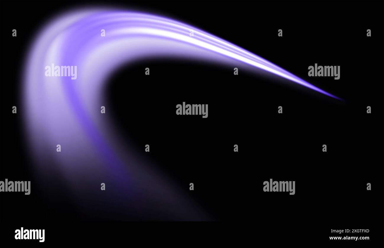 Dynamic light trails banner hi-res stock photography and images - Alamy