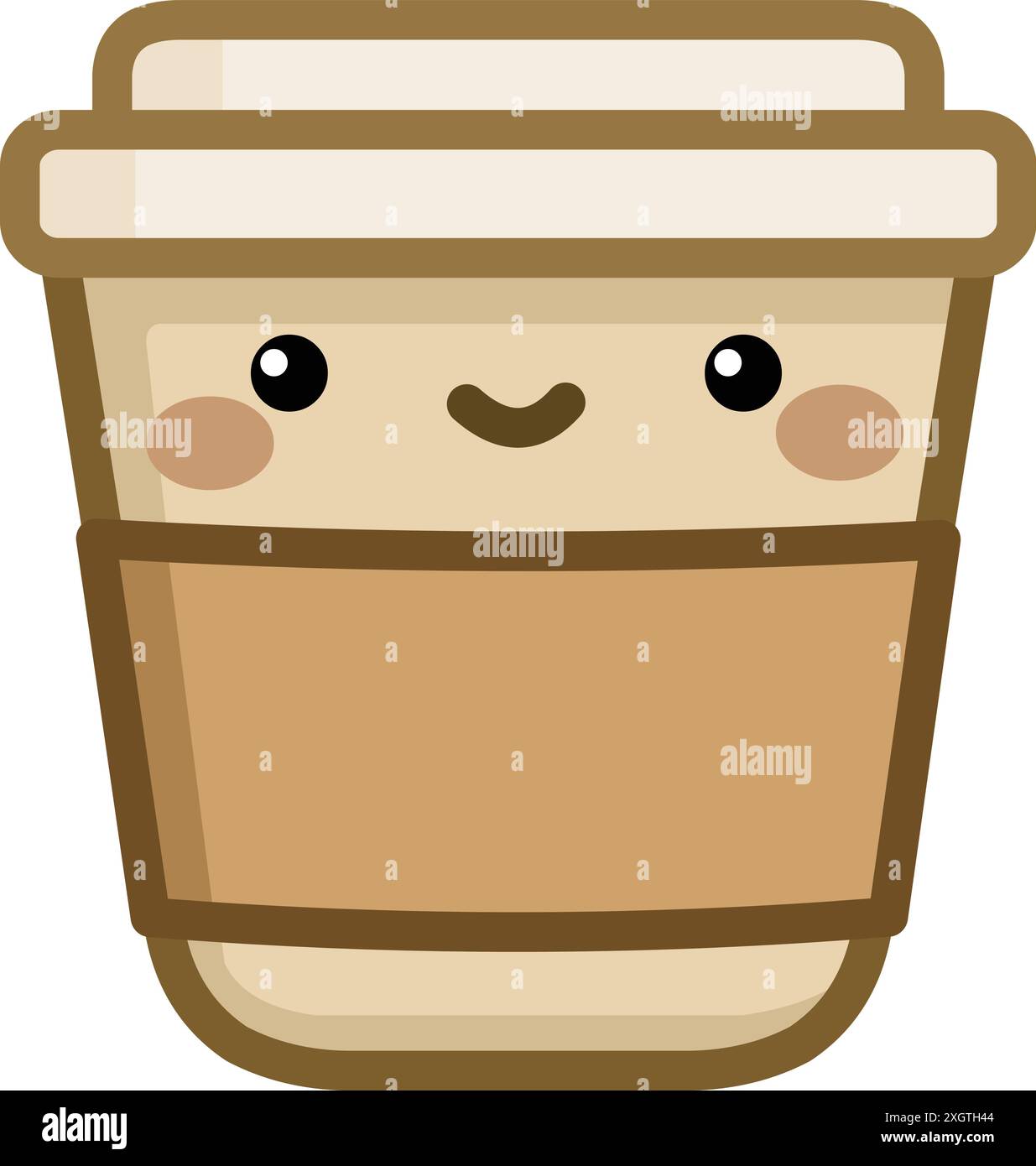 Hot coffee in plastic Stock Vector Images - Alamy