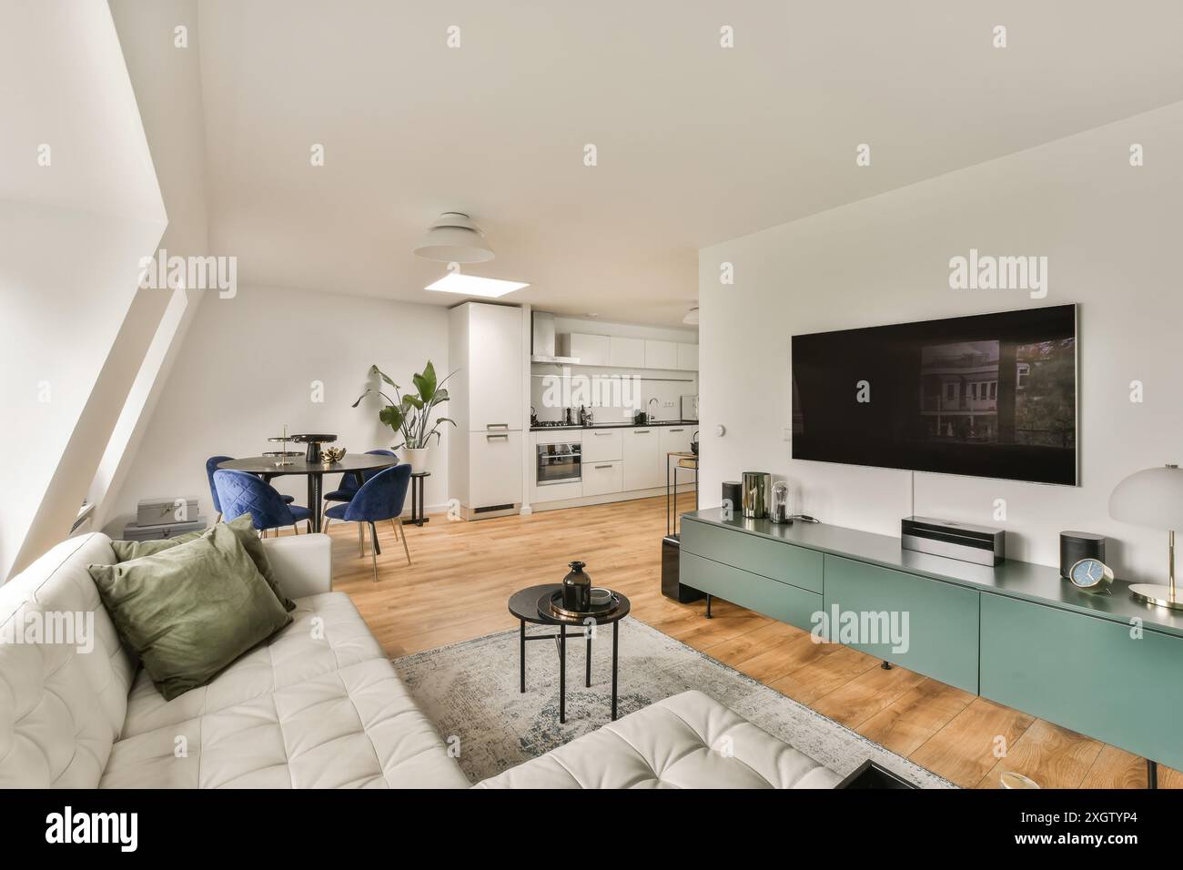 Minimalist kitchen design integrated architectural hi-res stock ...