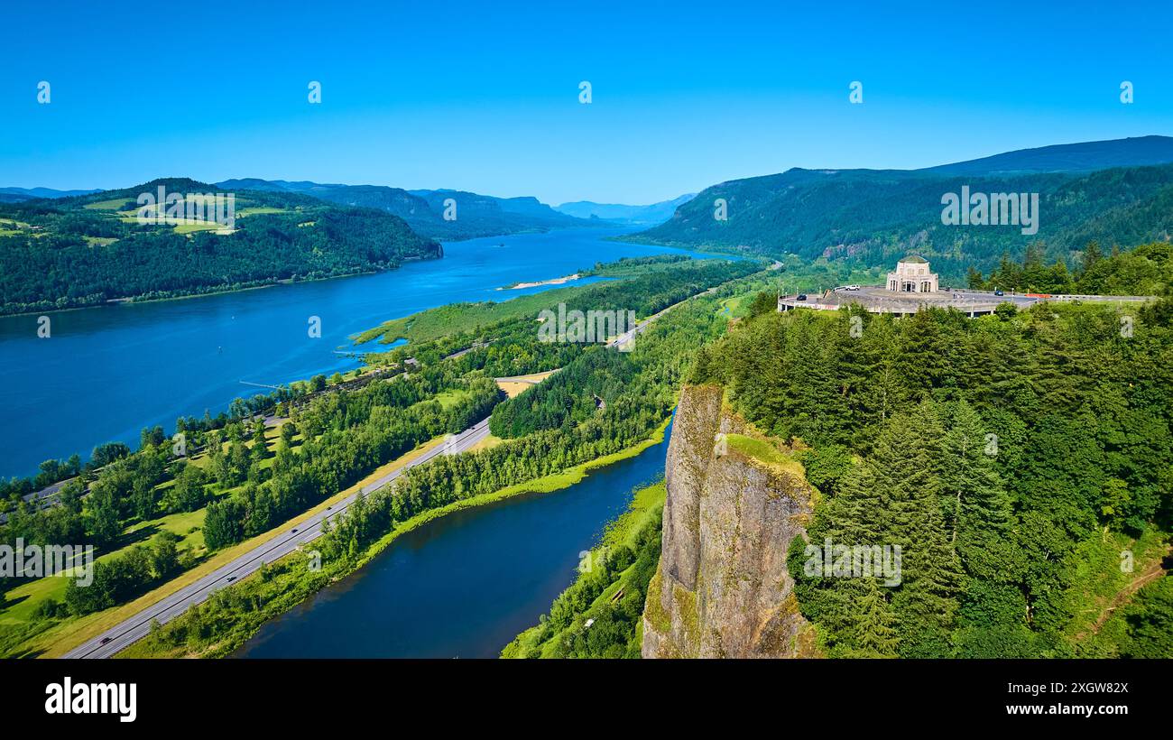 Aerial vista house oregon hi-res stock photography and images - Alamy
