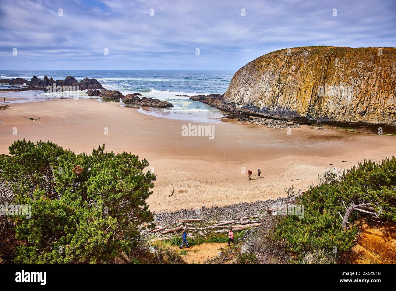 Aerial view erosion on beach hi-res stock photography and images - Alamy