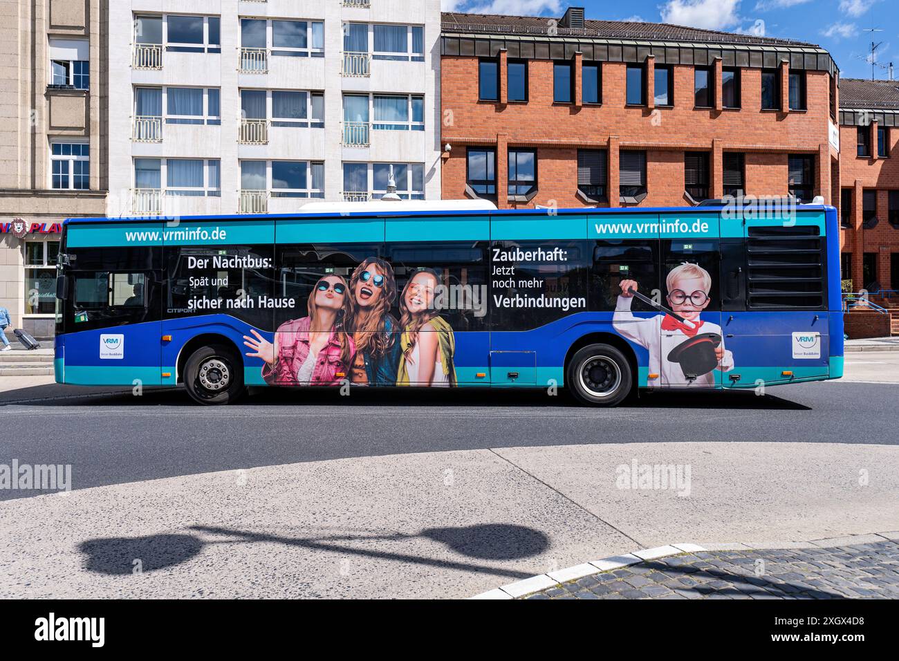 VRM Verkehrsverbund Rhein-Mosel Isuzu Citiport 12 bus at Koblenz