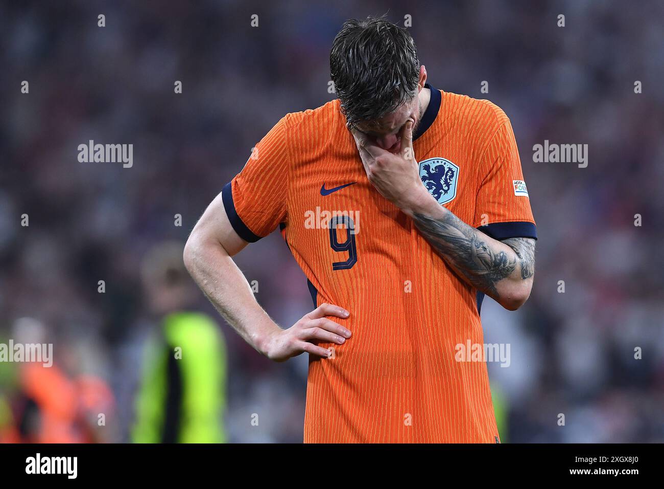 Fussball UEFA EURO 2024 Halbfinale Niederlande England am 10.07.2024