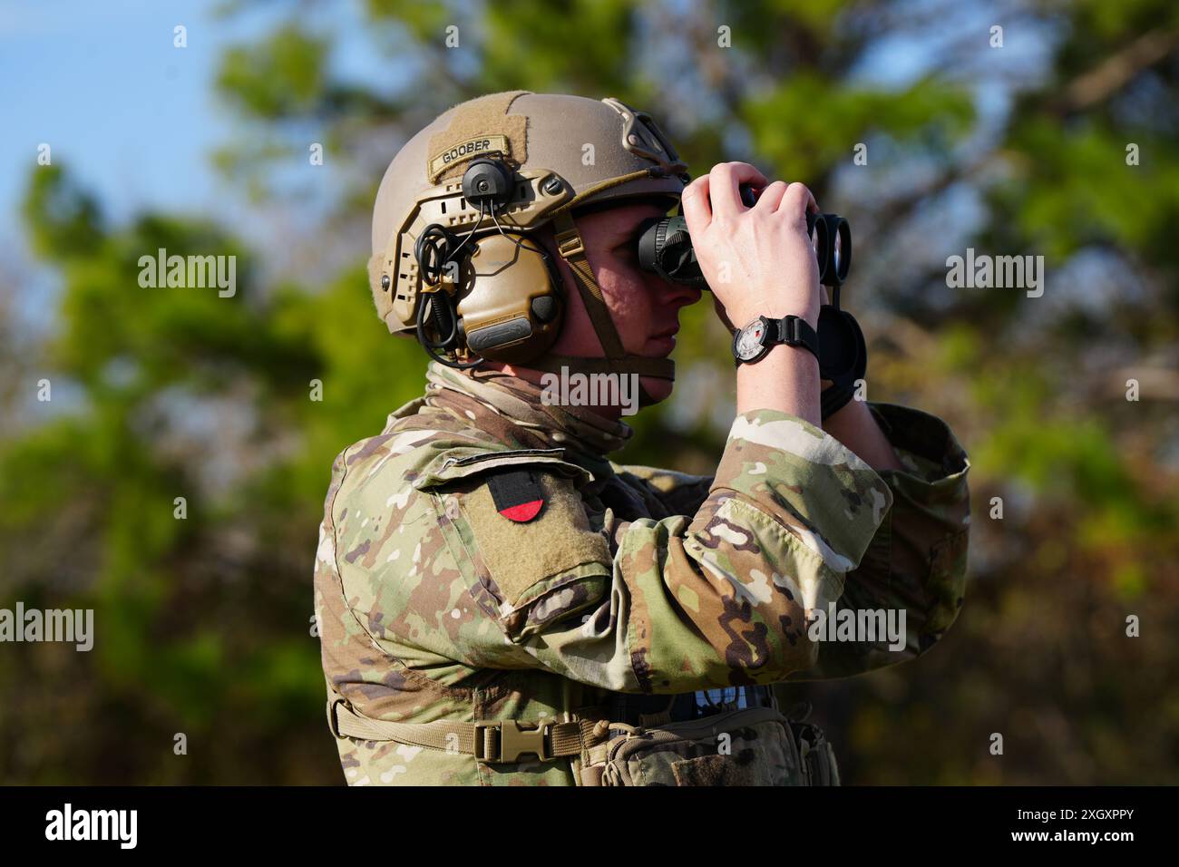 Soldiers from the Texas National Guard competed at the machinegun