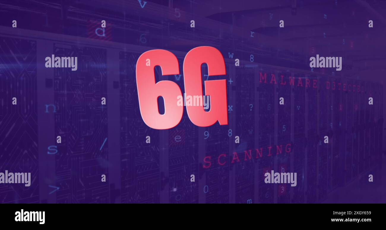 Image of numbers changing over statistics and data processing. New technology network communication and connection concept digitally generated image. Stock Photo