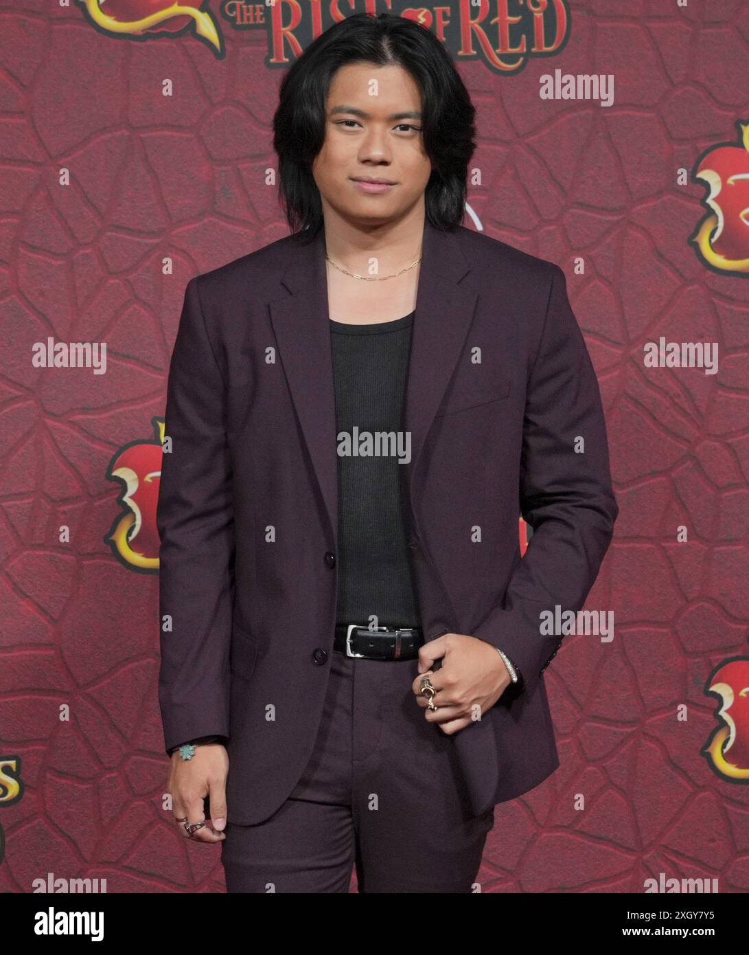 Los Angeles, USA. 10th July, 2024. Tristan Padil arrives at the Disney