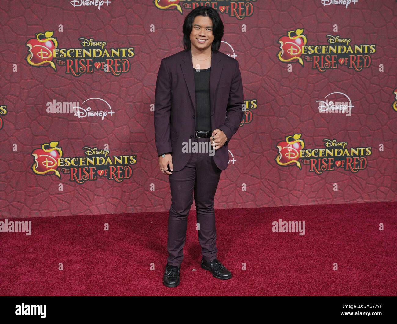 Los Angeles, USA. 10th July, 2024. Tristan Padil arrives at the Disney ...