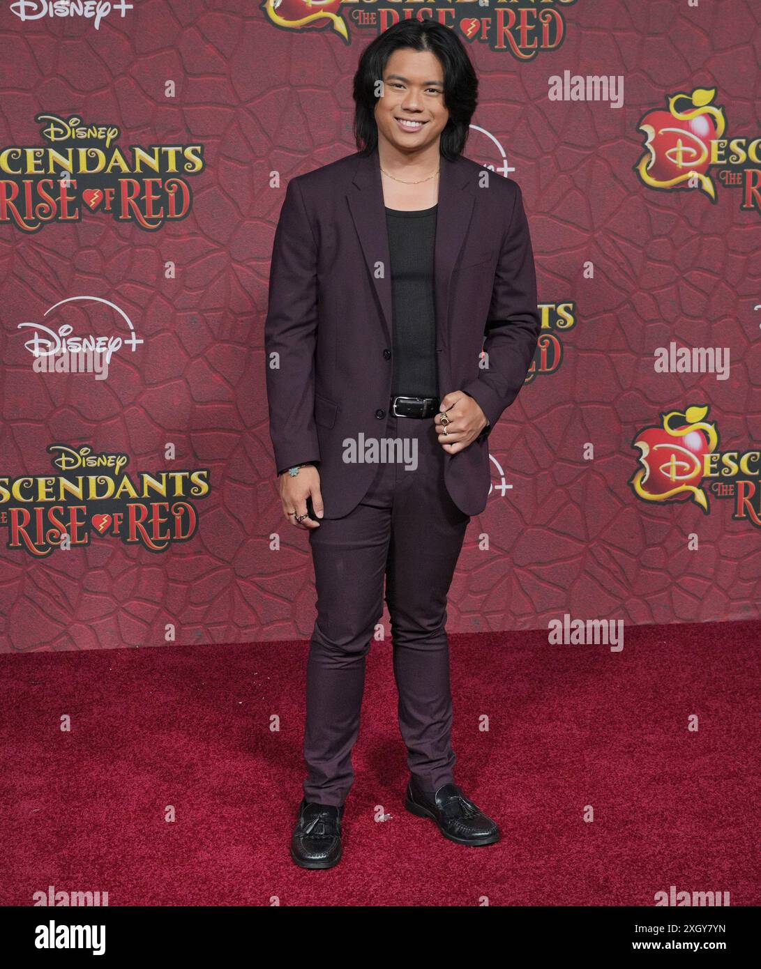 Los Angeles, USA. 10th July, 2024. Tristan Padil arrives at the Disney