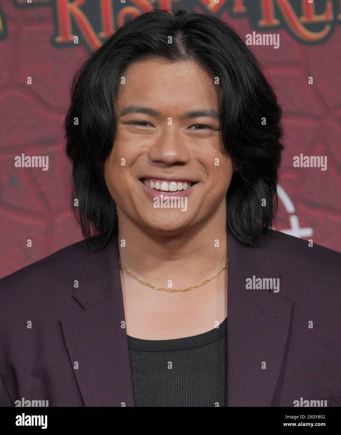 Los Angeles, USA. 10th July, 2024. Tristan Padil arrives at the Disney(02)