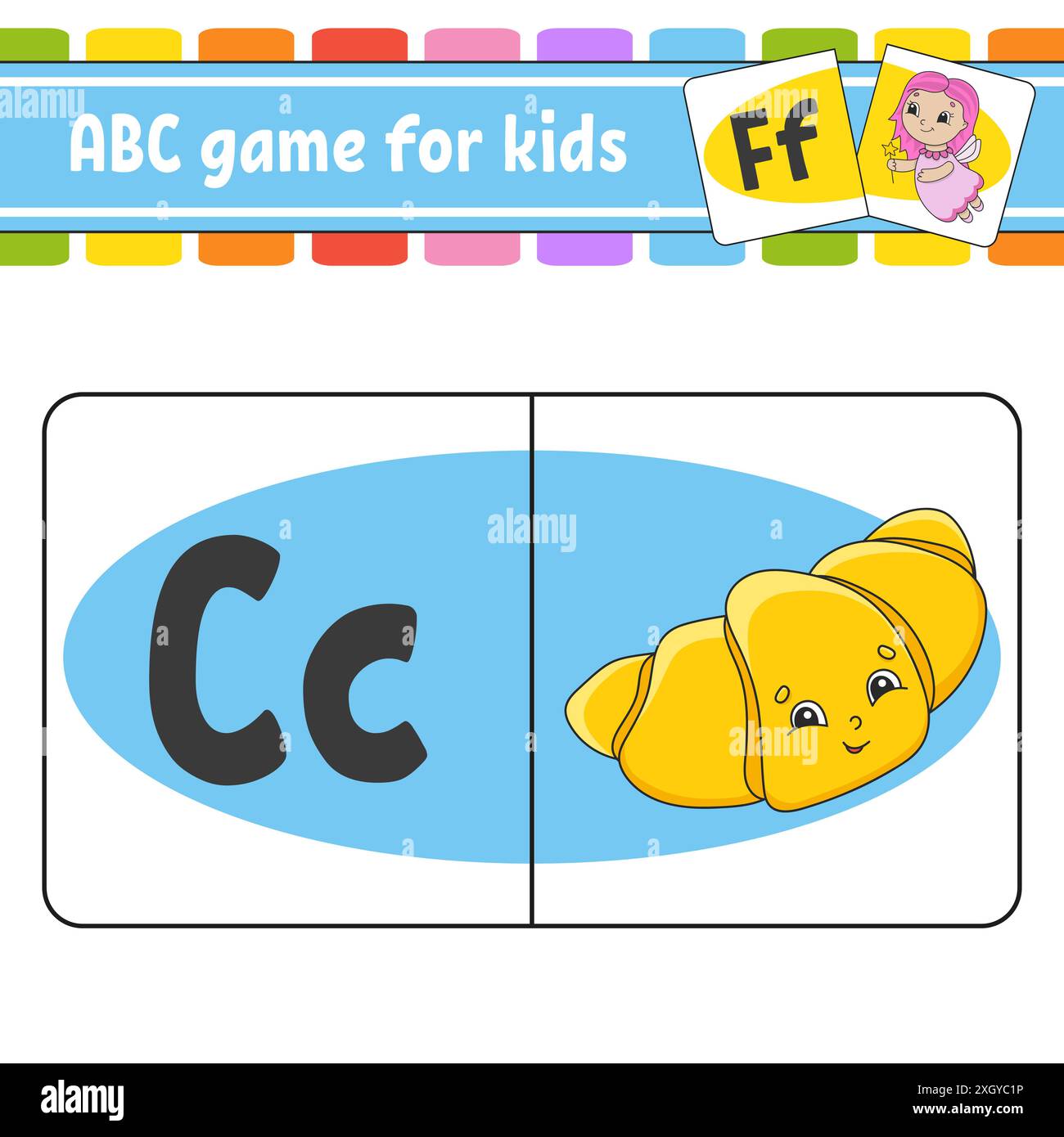 ABC flash cards. Alphabet for kids. Learning letters. Education ...