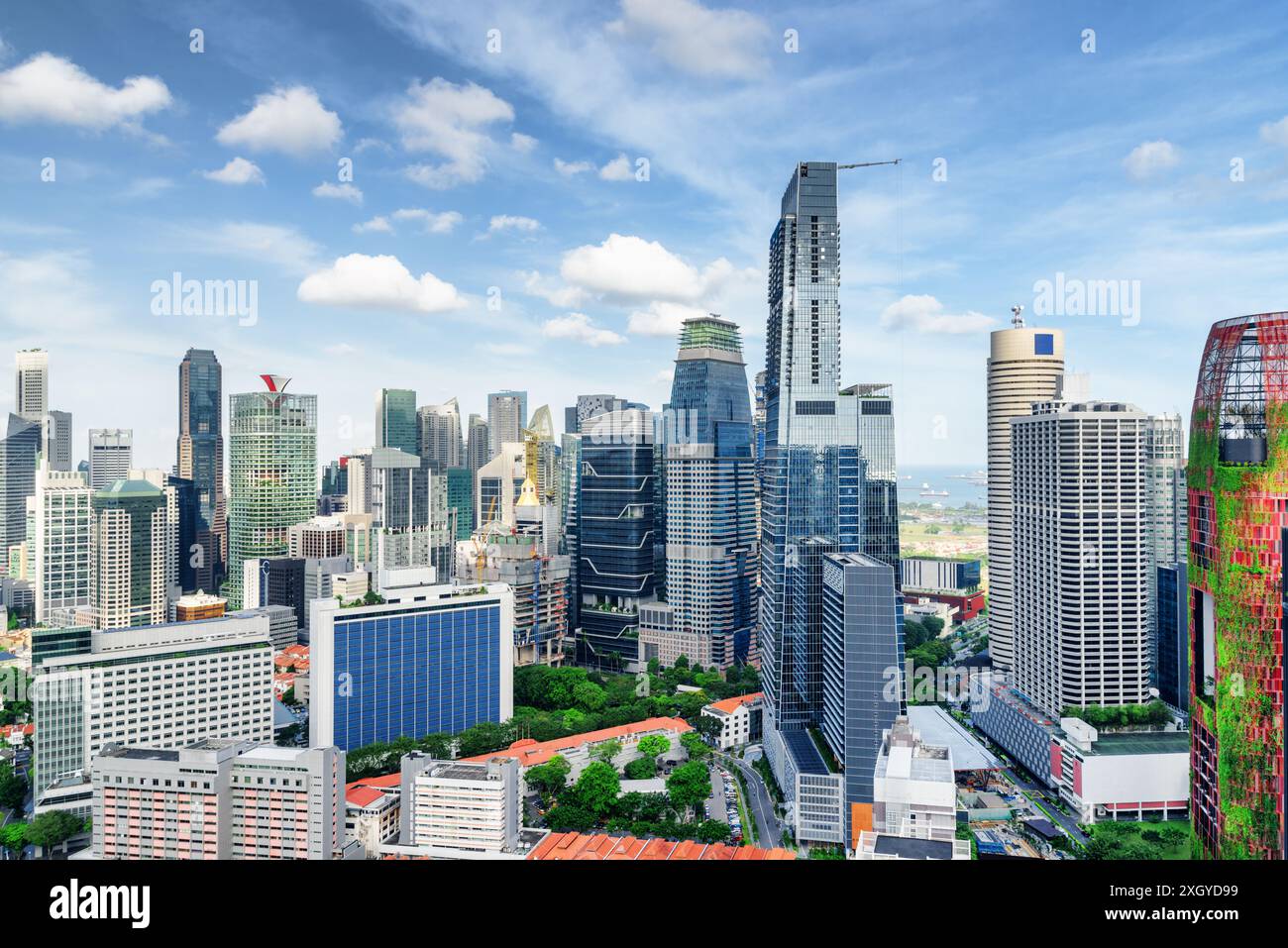 Sunny day singapore city center hi-res stock photography and images - Alamy