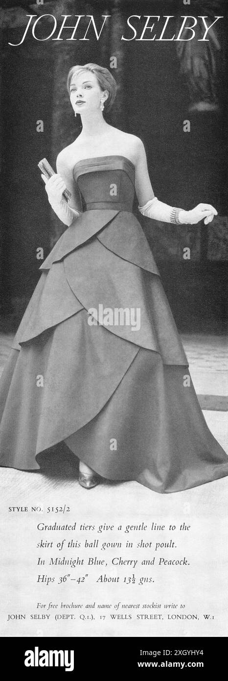 50s evening gown hi-res stock photography and images - Alamy